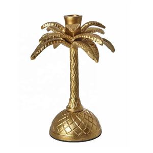 Candelabro Cónico de Metal Dorado, Hecho a Mano, Duradero, Centro de Mesa, Decoración Festiva para Sala de Estar, Navidad, Bodas y Hogar - Product Image 3