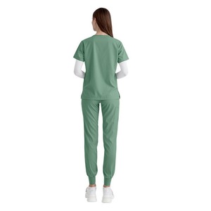 Women's Medical Nursing Scrubs Uniforms <b>Sets</b> with Pocket Wholesale for <b>Doctors</b> and Nurses Woven Fabric - Product Image 4