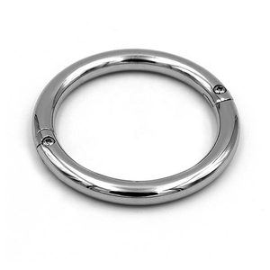 Anillo Nasal Reutilizable de Acero Inoxidable Plateado de la Mejor Calidad, Tamaños de 52 mm a 70 mm, Sin Perforación Nasal, para Alivio del Dolor en Ganado - Product Image 2