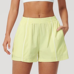 Shorts Deportivos de Secado Rápido para Mujer, Protección UV, Ligeros, para Correr, con Ribete en Contraste, Ropa Deportiva Personalizada para Verano - Product Image 5
