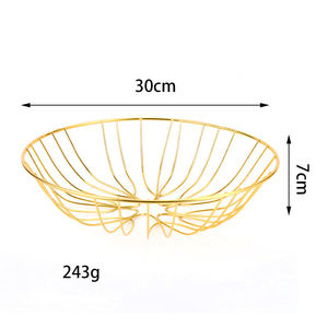 Support de fruits et légumes en fer noir écologique de haute qualité avec poignée, grande capacité, pour présentation sur table, simple - Product Image 1