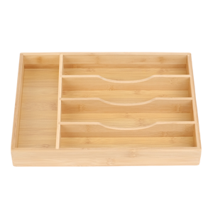 Organisateur de tiroir de cuisine rectangulaire en métal, 4 à 7 compartiments, multifonction, pour couverts, écologique - Product Image 3