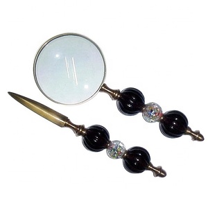 2025 estilo Vintage de alta calidad diseño antiguo ojo de cristal lupa de Metal Color bronce nuevo diseño artesanía india - Product Image 3