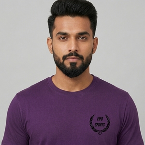 T-shirts Premium Homme Oversize 100% Coton Vierge Léger Respirant Logo Personnalisé Tenue Décontractée Vente en Gros Coupe Sportive - Product Image 5