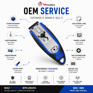 ใบมีดโกนขนาดเล็กแบบมือถือพร้อมด้ามจับสแตนเลส สำหรับงาน DIY ระดับ OEM/ODM ปรับแต่งได้ ผลิตในไต้หวัน - Product Image 3