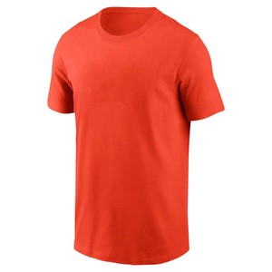 Men's Red Solid Short Sleeve T-<b>Shirt</b> O-Neck Regular Fit Casual Knitted <b>100</b>% Cotton Jersey - Product Image 5