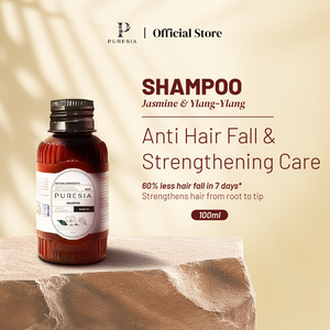 Champú en Espuma PURESIA Sin SLS con Jazmín e Ylang Ylang 100ml, Anticaída, Fortalecedor, Vegano, Anticaspa, Nutritivo - Product Image 1