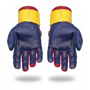 Gants de frappe en cuir avec logo personnalisé 100% unique, pour baseball et softball, manchette longue, design ambidextre, usage d'entraînement, taille XXL - Product Image 3