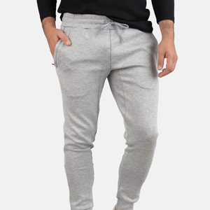 Custom Men <b>slim</b> fit sweatpants <b>joggers</b> drawstring elastic waist casual gym lounge everyday wear pants - Product Image 1