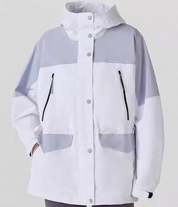 Veste softshell unisexe à capuche avec fermeture éclair, logo personnalisé, grande taille, pour sports de plein air, imperméable, coupe-vent, polaire, randonnée, ski - Product Image 5