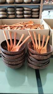 Produit écologique Bol de noix de coco du Vietnam utilisant pour les ustensiles de cuisine et la décoration - Product Image 5