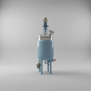 Tanque de mezcla química de recipiente de reacción industrial con agitador para procesamiento farmacéutico y de pintura - Product Image 3