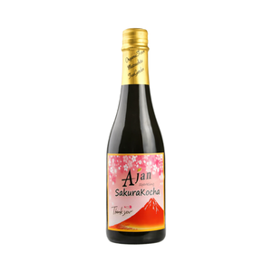 Ajan Matcha Negro Japonés de Shizuoka, Grado Ceremonial, Sin Alcohol, 375 ml, Botella de Vidrio con Certificación ISO, Fuente de Agua de Manantial 1 - Product Image 1