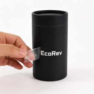 Custom Black Matt Lamination Biodegradable Disposable Paper Tube for Perfume Bottle Packaging Eco-Friendly Material Logo Sticker - Product Image 5