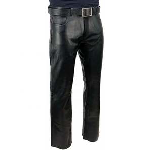 Pantalon crayon pour homme en PU violet, taille haute, fermeture éclair, style gothique, extensible en spandex et polyester, avec ceinture 2027 - Product Image 4