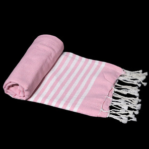 Serviette Fouta à rayures de qualité supérieure, fabriquée en Inde, pour la vente en gros, 100% OEM, couleur personnalisée au meilleur prix - Product Image 1