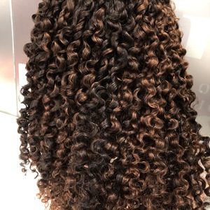 Peluca de pelo humano vietnamita transparente Frontal de encaje rizado birmano al por mayor de fábrica de 30 pulgadas de largo extensiones de pelo de alta calidad - Product Image 6