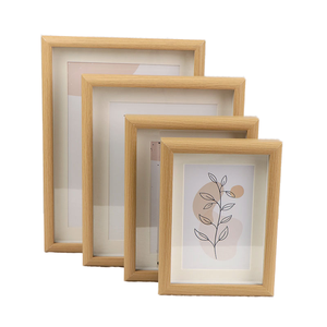 Modern Natural Wood Photo <b>Frame</b> Set <b>Wall</b> Hanging Tabletop Picture <b>Frame</b> with Glass Cover for Home Decor Uses - Product Image 2