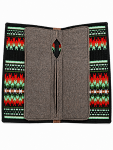 Manaal Enterprises Classic Western Saddle Felt Pad with Wool Shell Cotton Fleece Lining Geometric Pattern <b>Equestrian</b> Use - Product Image 2