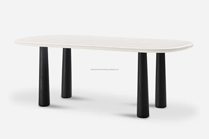 Ensemble de table à manger moderne au design contemporain pour la maison, l'appartement, la ferme, la villa, les salles à manger d'hôtel - Product Image 3