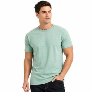 Camisetas de Manga Corta para Hombre, 100% Algodón/Poliéster, Transpirables, Ecológicas, Cuello Redondo, Últimos Diseños, Casuales y Elegantes - Product Image 6