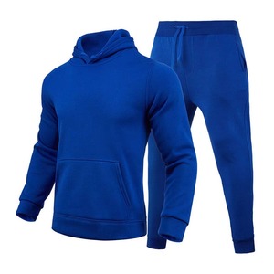 Survêtement 2 pièces pour homme, personnalisé, de haute qualité, 100% coton, séchage rapide, respirant, écologique, pour la salle de sport en hiver - Product Image 2