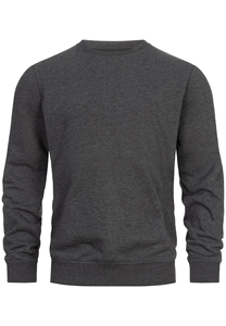 Pull à col roulé gris foncé pour homme, coupe ajustée, tricoté en coton, doublure en polaire, manches longues, couleur unie, vêtements décontractés d'hiver - Product Image 2