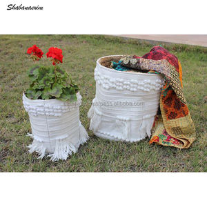 Luxurious <b>Wardrobe</b> Accessories Storage Basket New Hand Woven Storage Basket for Indoor & Outdoor Boho Wall Basket From India - Product Image 3