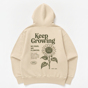 Sudadera con Capucha Extra Grande MEADOW para Hombre, Estampado de Girasoles, Forro Polar Grueso, Diseño Hero Front, OEM ODM - Product Image 5