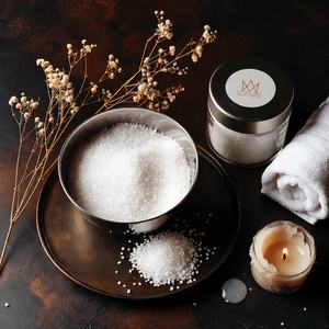 Sel de Bain Naturel Blanc à Grains Fins, Essence Minérale, Thérapie Spa, Écologique, Relaxant, Bain Corporel Cristallin, Bien-être Doux - Product Image 5