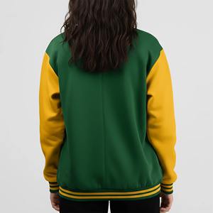 Chaqueta Varsity Premium Personalizada para Mujer en Colores de Moda, Chaquetas para Mujer con Logotipos Personalizados, Corte Ajustado Vibrante - Product Image 5