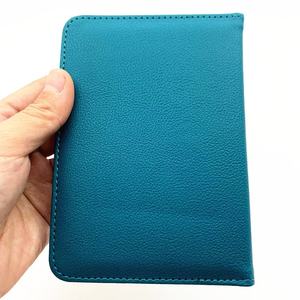 Cartera de Viaje Familiar Personalizada, Porta Pasaportes de Cuero PU Verde - Product Image 3