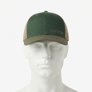 Gorra Trucker Verde para Hombre, Malla Trasera, Ajustable, Cierre a Presión, Bordada, Casual, para Exteriores, Estilo Béisbol - Product Image 4