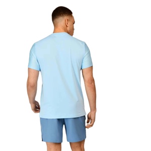 T-shirts décontractés pour hommes en gros à prix abordable, séchage rapide, Spandex/Polyester, 100% Coton, haute qualité, anti-plis, personnalisables, toile - Product Image 3