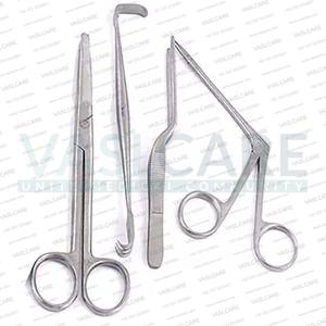 Ensemble d'instruments de chirurgie de la paupière en acier inoxydable, kit de chirurgie des paupières pour chirurgiens plasticiens, certifié CE ISO par Vaslcare - Product Image 6