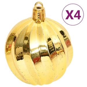 Juego de Adornos Navideños Rojos y Dorados, Bolas de Plástico Premium y Adornos para Árbol - Product Image 5