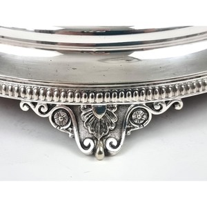 Meilleure Offre : Support à Gâteau Rond en Métal avec Base Décorative Faite à la Main à Motif Toile d'Araignée - Product Image 2