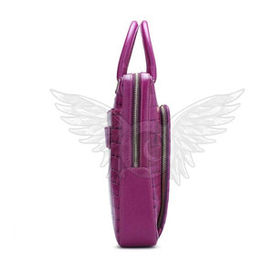 Bolso de Piel Genuina para Portátil WINGS APPAREL, Casual, Resistente, para Viajes de Negocios, con Correa para Hombro, Personalizable, para Uso Diario - Product Image 4