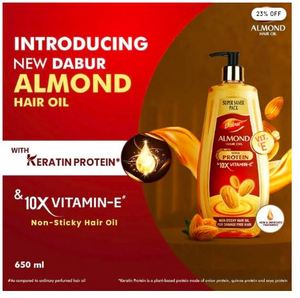 ดาบูร์ อัลมอนด์ แฮร์ ออยล์ ซุปเปอร์ เซเวอร์ แพ็ค 650 มล. - Product Image 2