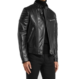 Chaqueta de Invierno de Cuero para Hombre de Alta Calidad, Elegante, Ajustada, de Cuero Genuino, Estilo Moderno - Product Image 2