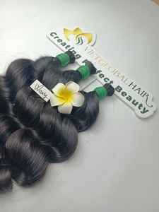 Meilleure Qualité 100% Vierge Ondulée En Vrac Extensions De Cheveux Humains En Gros Du Vietnam - Product Image 5