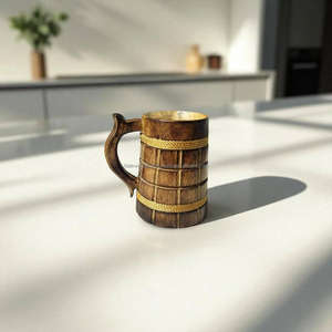 แก้วเบียร์อะคาเซียและมะม่วงแก้วเซรามิกสำหรับเจ้าบ่าวของขวัญและของที่ระลึกจาก Falak World Export - Product Image 4