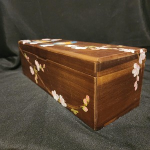 Caja de Joyería Decorativa de Madera de Acacia Pintada a Mano - Venta al por Mayor - Product Image 3