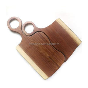 Tabla de cortar de madera de diseño perfecta para enchapar hors d'oeuvres charcutería frutas o panes en eventos formales - Product Image 2