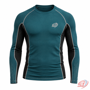 Camiseta de Compresión de Secado Rápido para Hombre, Proveedor de Ropa Deportiva Elástica Personalizada - Product Image 1