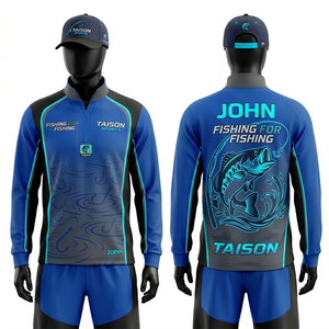 Sudadera de Pesca para Hombre, 180GSM, Poliéster Suave con Spandex, Ligera, Transpirable, Paneles de Manga Verde Beige, Impresión por Sublimación, Logotipo Personalizado - Product Image 3