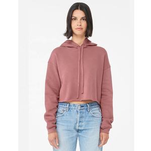 Bella + เสื้อฮู้ดผ้าแคนวาสสำหรับสตรี, เสื้อฮู้ด7502มีฮู้ดเสื้อฮู้ดทรงหลวมพิมพ์ลายตัวอักษรใส่สบาย - Product Image 1