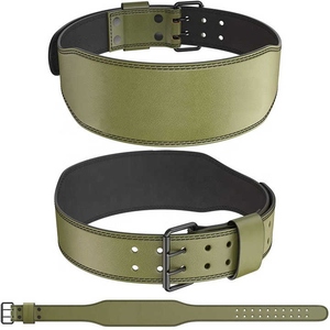 Best Quality Trending Customized Breathable Cowhide Gym <b>Belt</b> with Adjustable Buckle for Gym <b>Exercise</b> and Body Training - Product Image 4