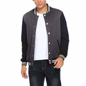 Veste universitaire décontractée sur mesure en 100 % laine avec design unique, manches longues, style Letterman - Product Image 1