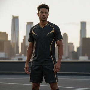 High Quality Soccer Uniform Custom Printed Football Jersey 100% Polyester Breathable Sports Apparel Wholesale Factory - Product Image 4
